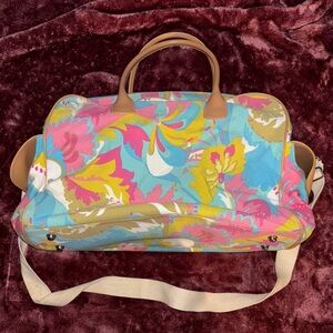 Maxx New York Colorful Floral Women's leather shell Bag